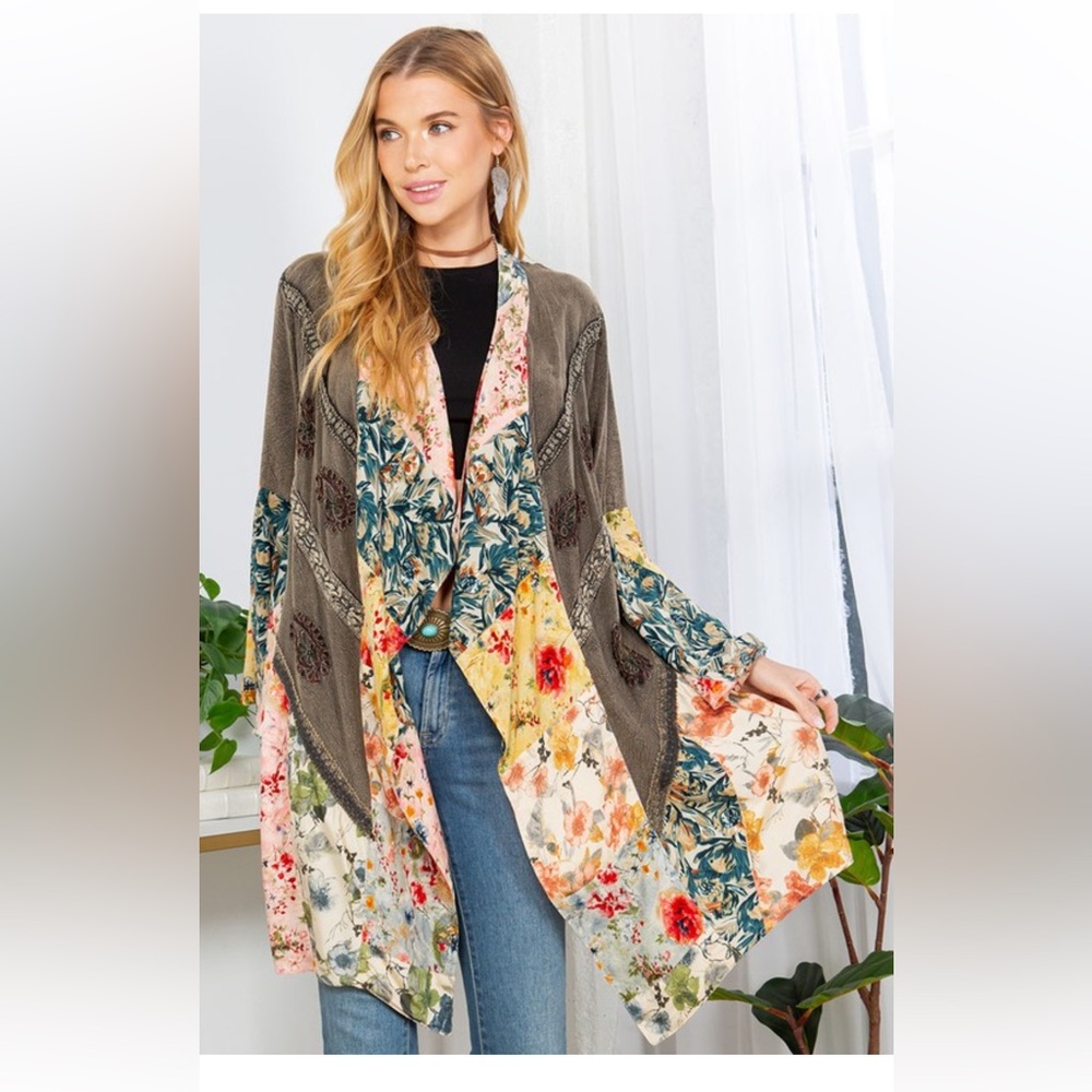 NWT YOUNG THREADS BLAZER/KIMONO - Picture 3 of 6